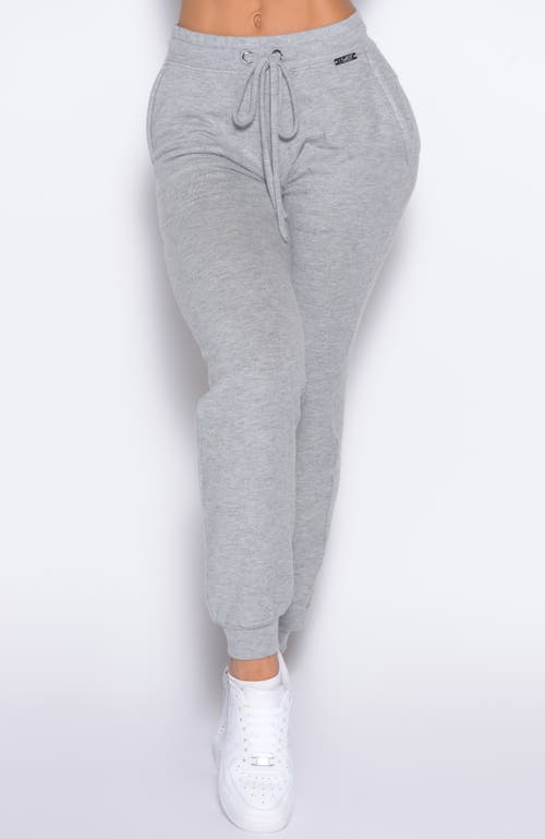 Bombshell Sportswear Cuddle Up Joggers In Gray