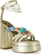 AZALEA WANG Arleth Ankle Strap Platform Sandal