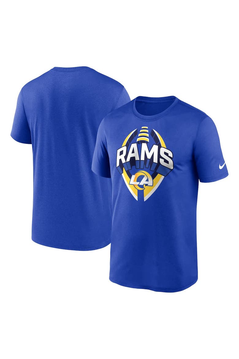 Men's Nike Royal Los Angeles Rams Legend Icon Performance T-Shirt, Alternate, color, Royal