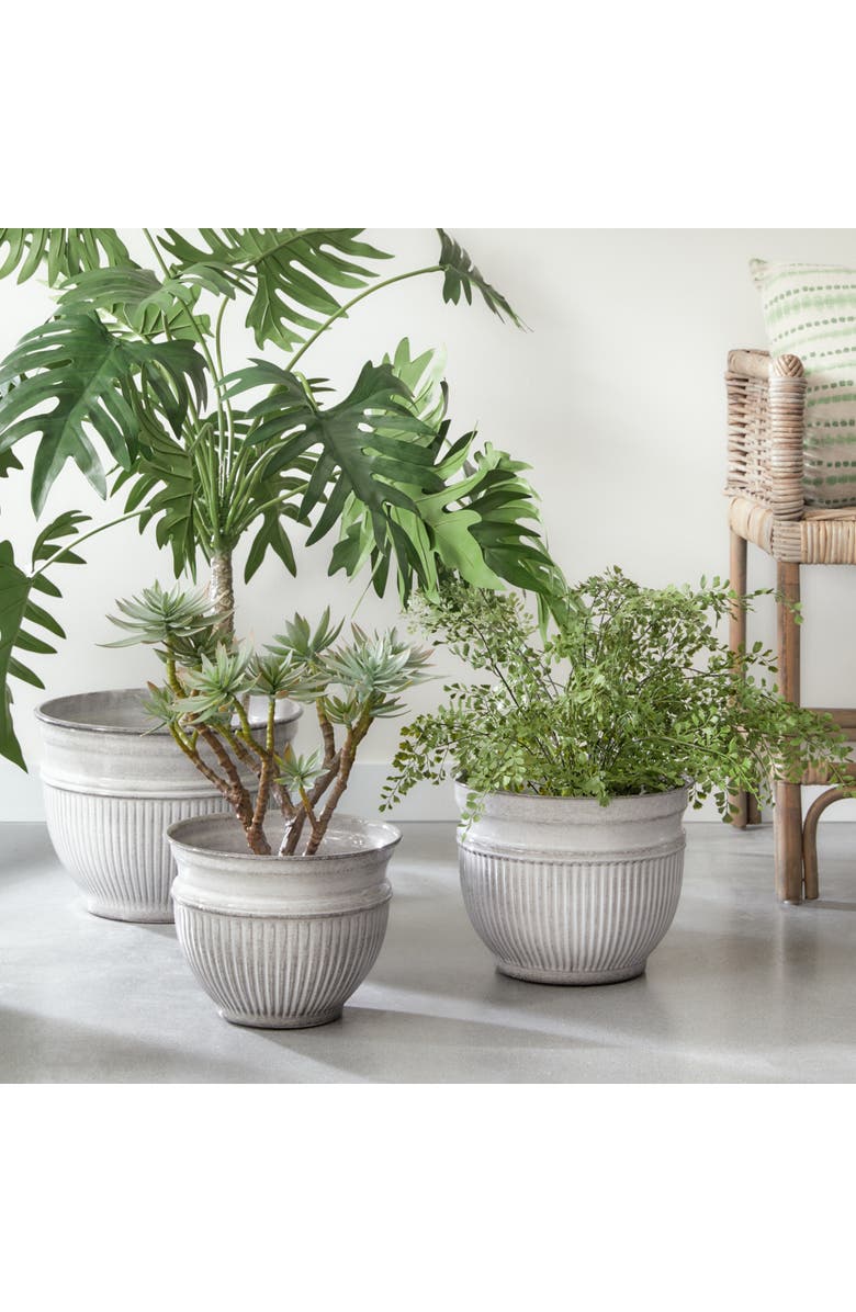 Napa Home & Garden Camelia Pots Set of 3, Alternate, color, White