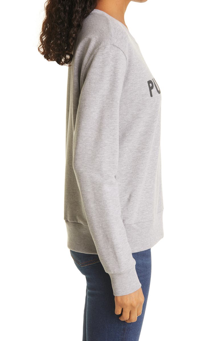L'AGENCE Heidi Crew Sweatshirt, Alternate, color, 