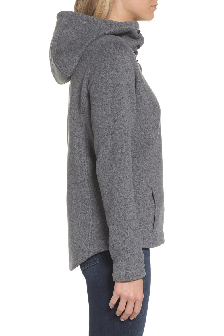 Crescent Hoodie, Alternate, color, TNF MEDIUM GREY HEATHER