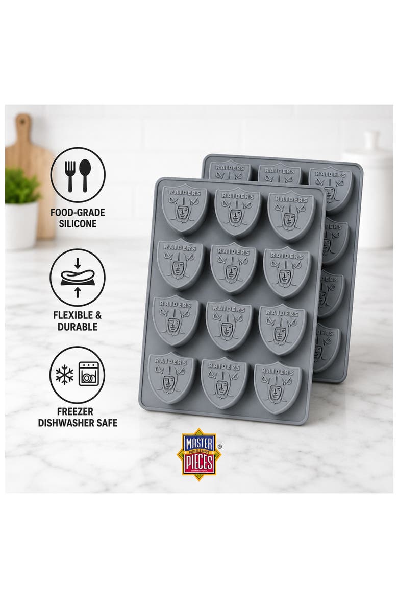 Las Vegas Raiders Ice Cube Tray, Alternate, color, Multicolor