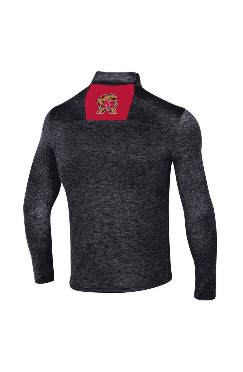 Under Armour Men's Under Armour Black Maryland Terrapins Gameday Twist Quarter-Zip Top, Alternate, color, 