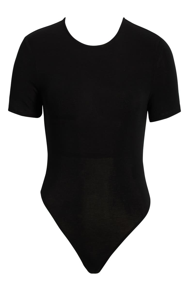 Bardot Vesper Knit Bodysuit, Alternate, color, Black