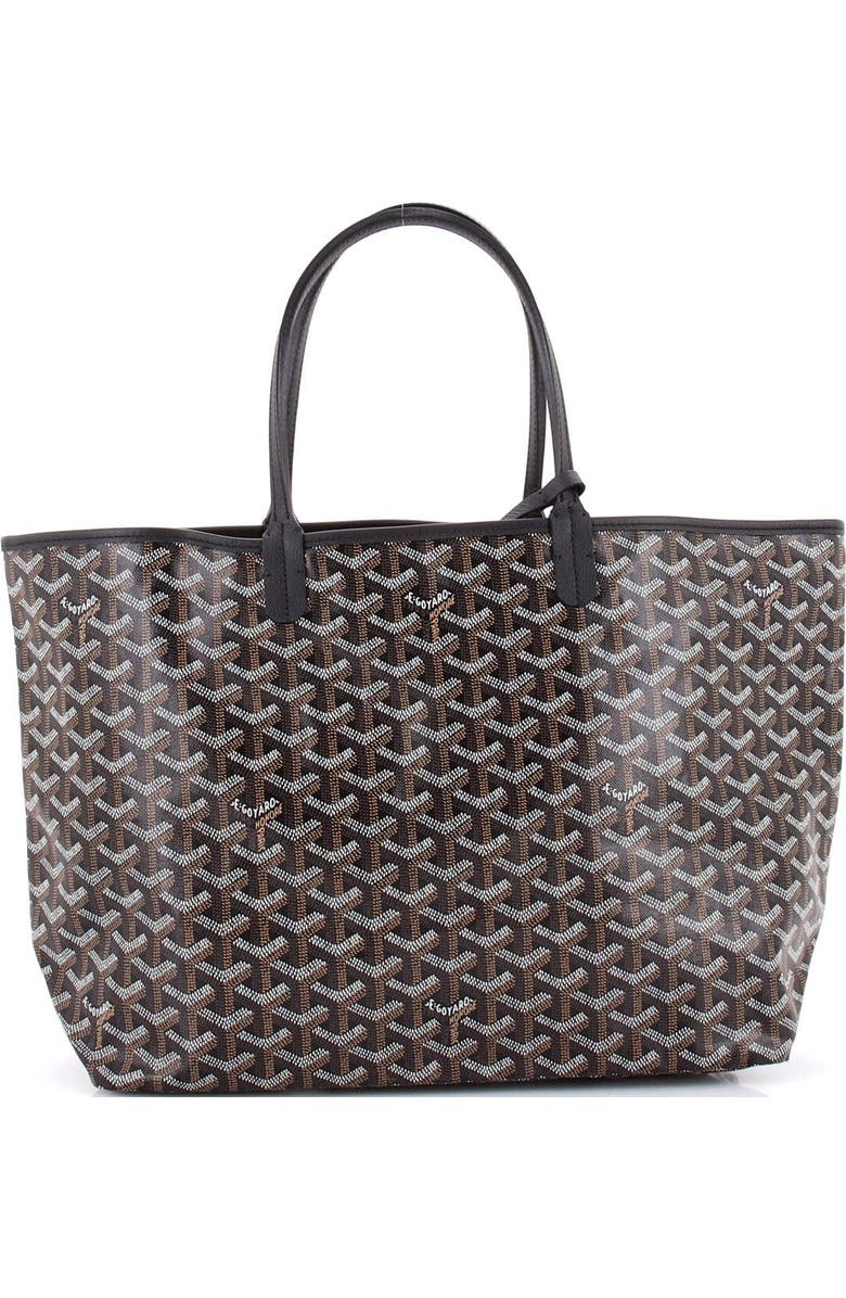 Pre-Owned Goyard Saint Louis Tote Coated Canvas PM, Alternate, color, Black