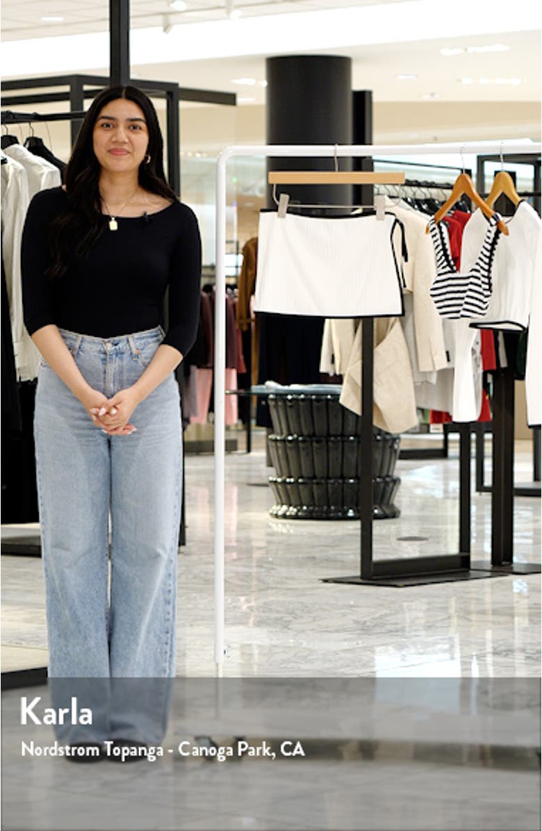 Rib Cover-Up Miniskirt, sales video thumbnail