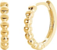 Mazin Jewels Micro Beaded Hoops