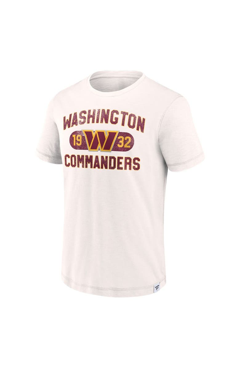 FANATICS Men's Fanatics Branded White Washington Commanders Act Fast T-Shirt, Alternate, color, 