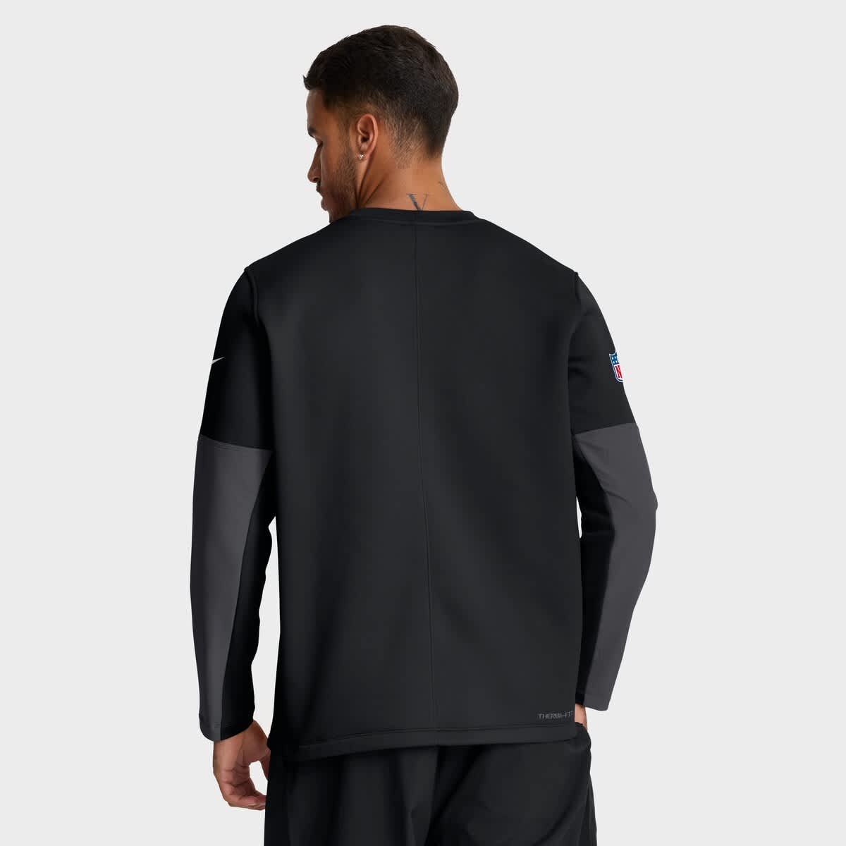 Men's Nike Black Baltimore Ravens Sideline Scripted to Win Performance Long Sleeve T-Shirt - image 2