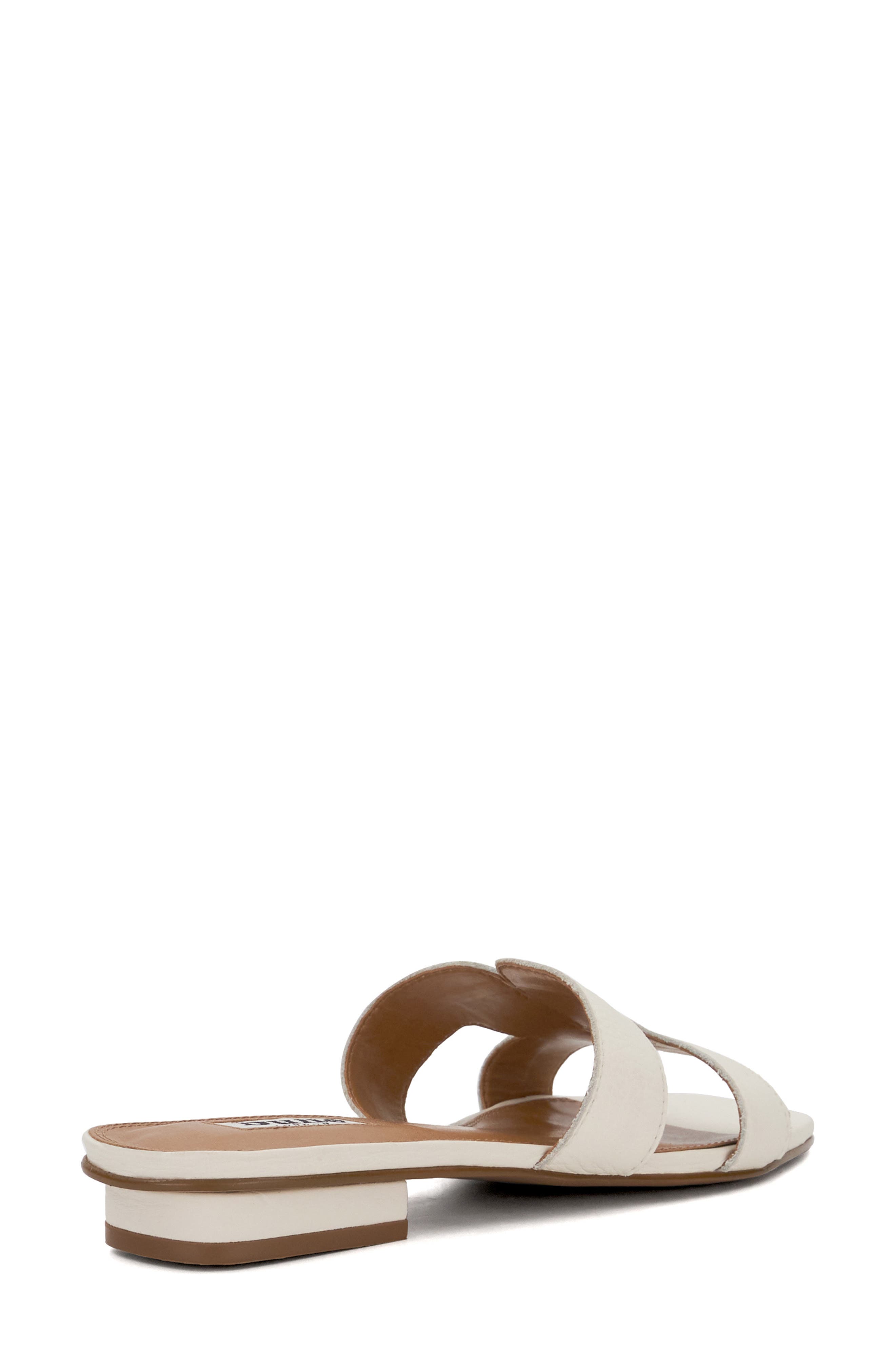 Loupe Slide Sandal, Alternate, color, WHITE