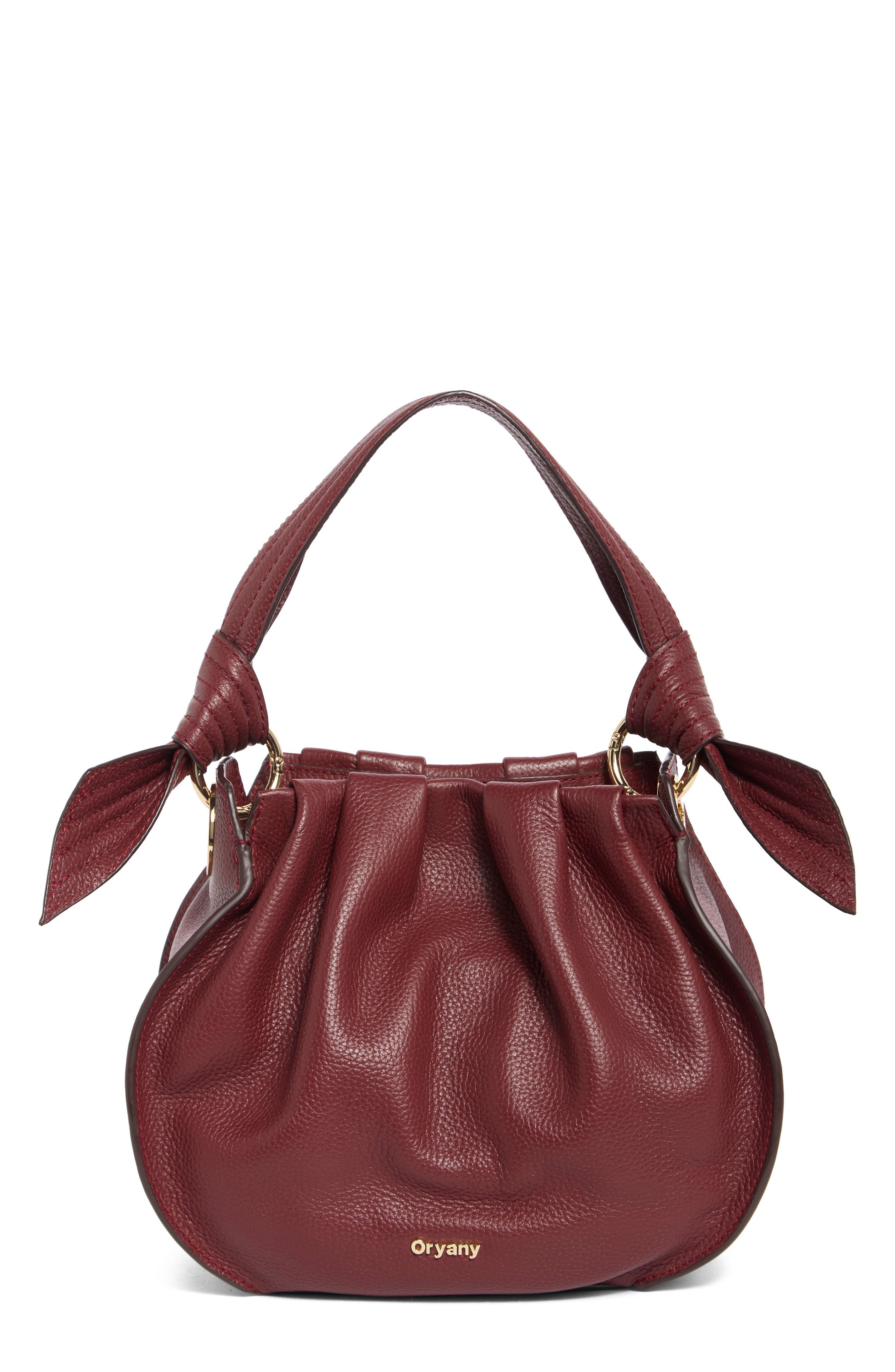 Selena Leather Bucket Bag