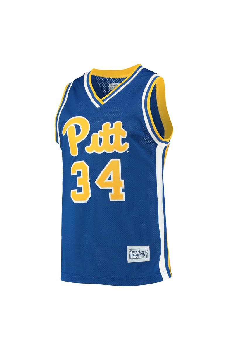 Retro Brand Men's Original Retro Brand Jerome Lane Royal Pitt Panthers Alumni Commemorative Classic Basketball Jersey, Alternate, color, 