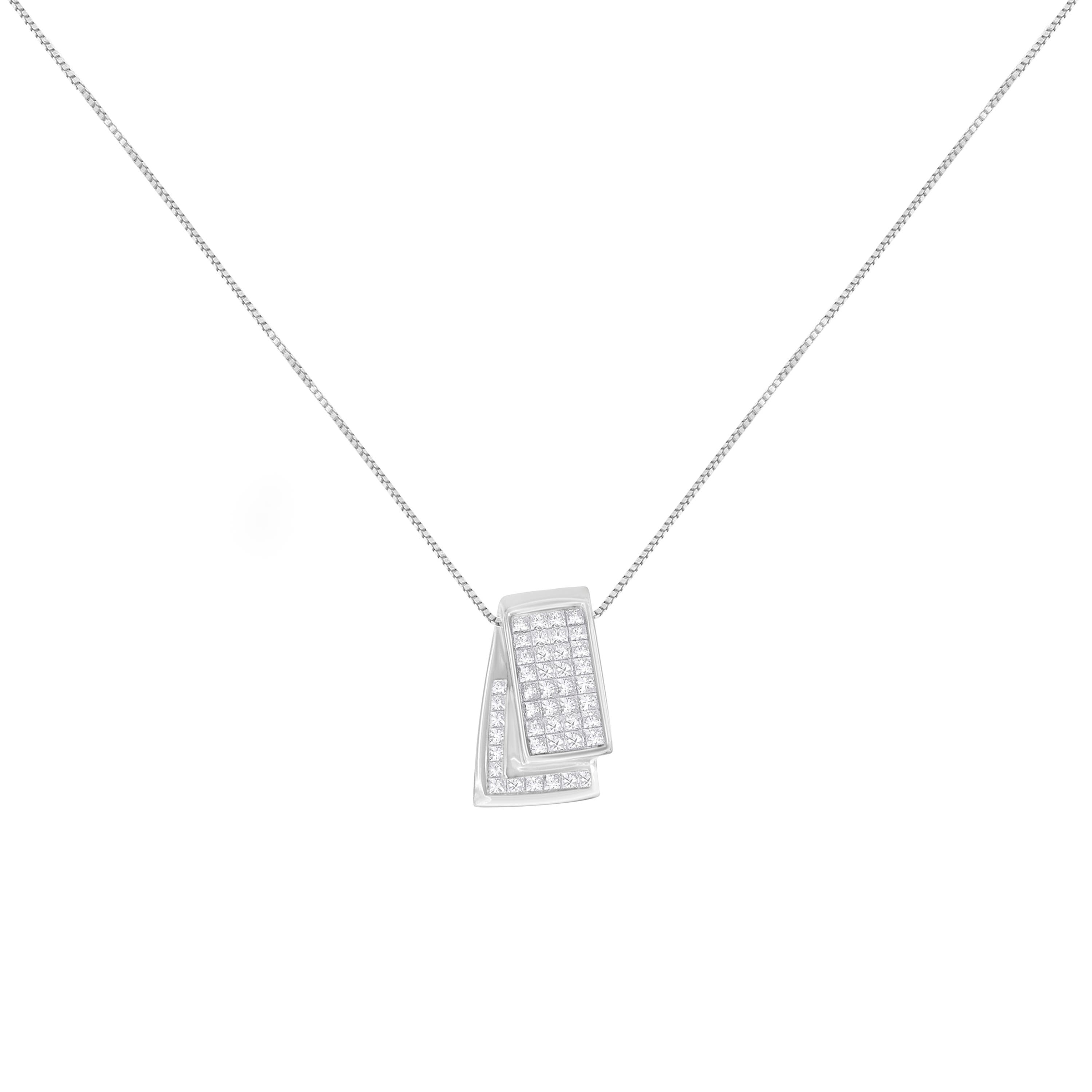 Haus of Brilliance 14K Gold 1.0 Cttw Princess Cut Diamond Foldover Box ...