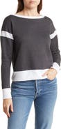 GO COUTURE Spring Varsity Long Sleeve Tee