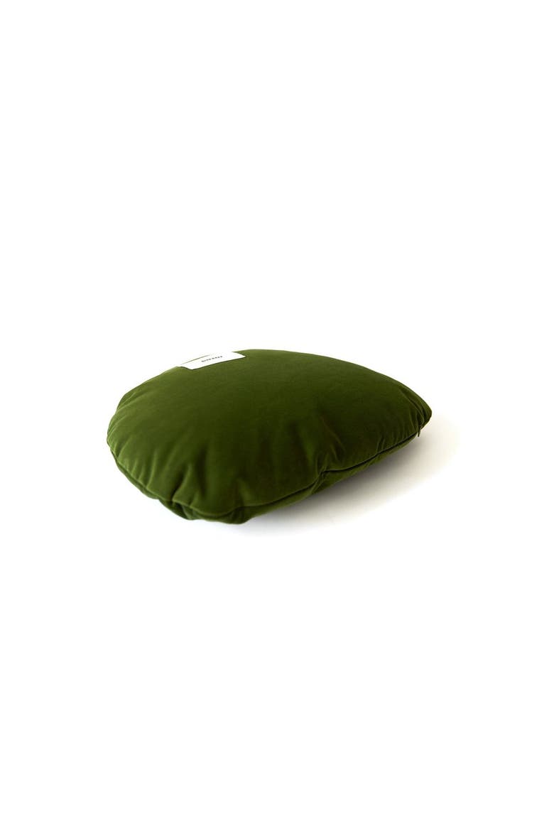 The Small Wobble in Velvet, Alternate, color, Moss