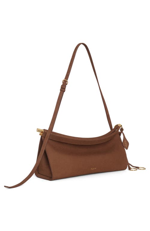 Alaïa Womens Terre D Ombre East West Magnetic-frame Leather Shoulder Bag In Terre Dombre