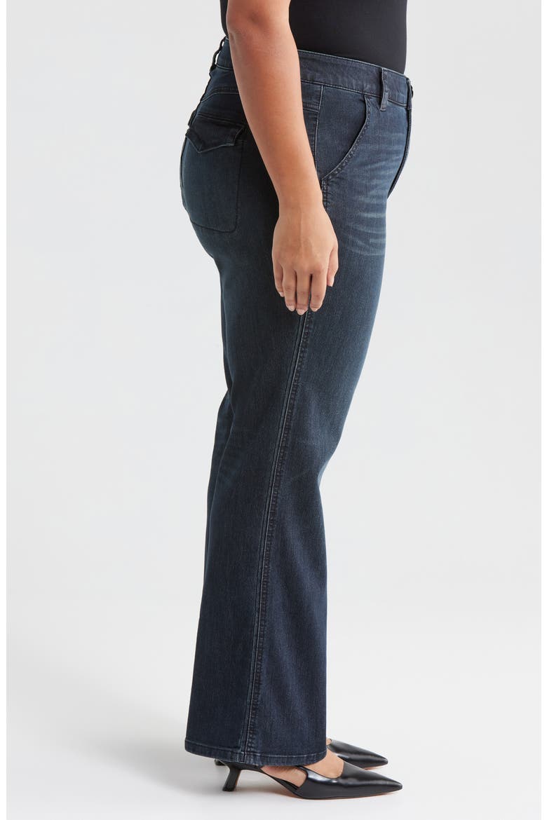 High Waist Bootcut Jeans, Alternate, color, DARK INDIGO ARTISANAL
