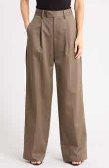 The Timeless Chino High Waist Wide Leg Pants