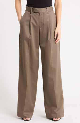 The Timeless Chino High Waist Wide Leg Pants