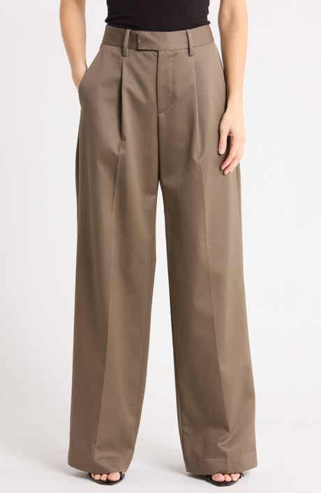 The Timeless Chino High Waist Wide Leg Pants