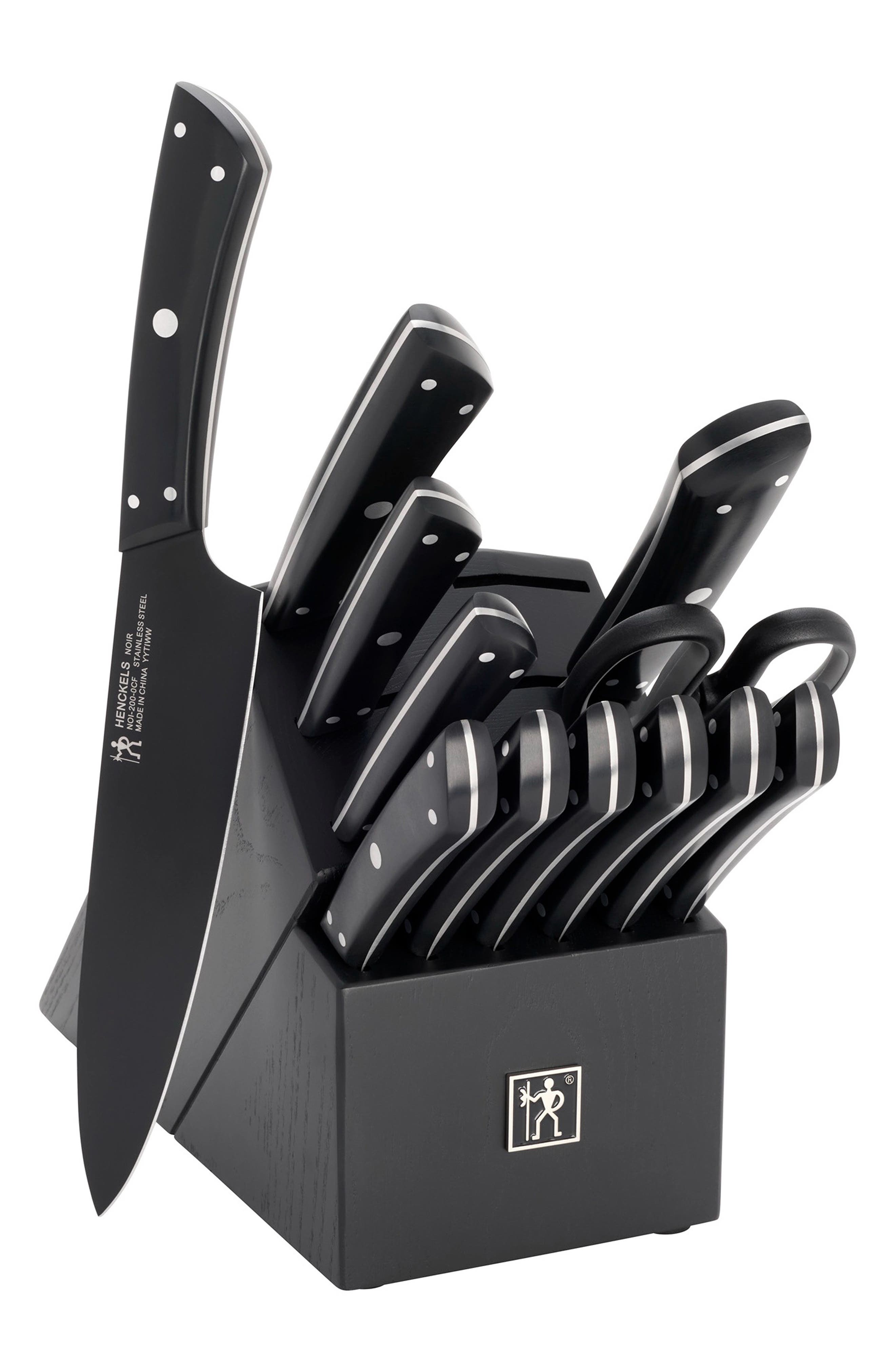 Noir 13-Piece Knife Block Set