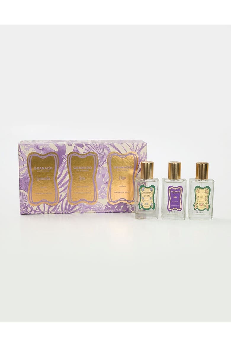 Perfumery Trio - Íris, Lavanda, Figo, Alternate, color, Clear