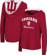 COLOSSEUM Women's Colosseum Crimson Indiana Hoosiers Catalina Hoodie Long Sleeve T-Shirt