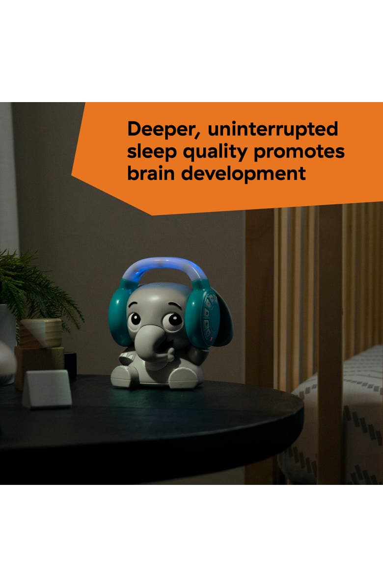 Baby Einstein Earl the Elephant Bluetooth Soother Streaming Sound Machine & Night Light, Alternate, color, Green