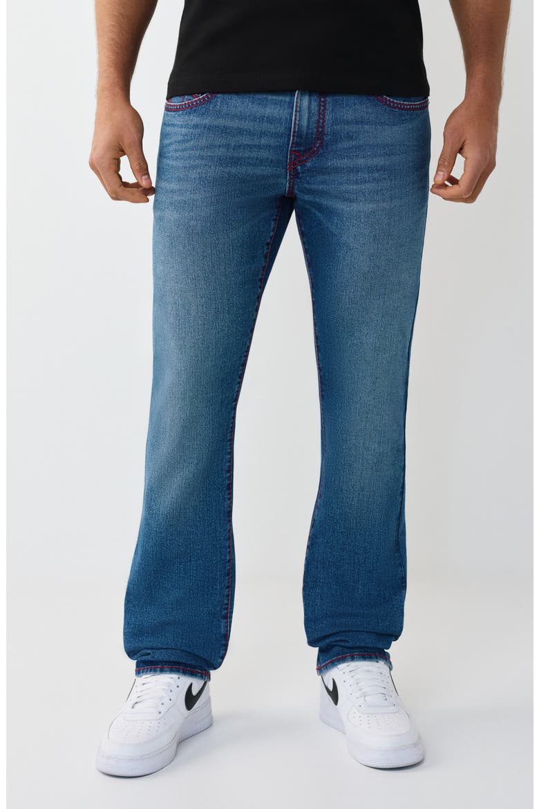 Ricky Big T Straight Leg Jeans, Main, color, MEDIUM NEPTUNE