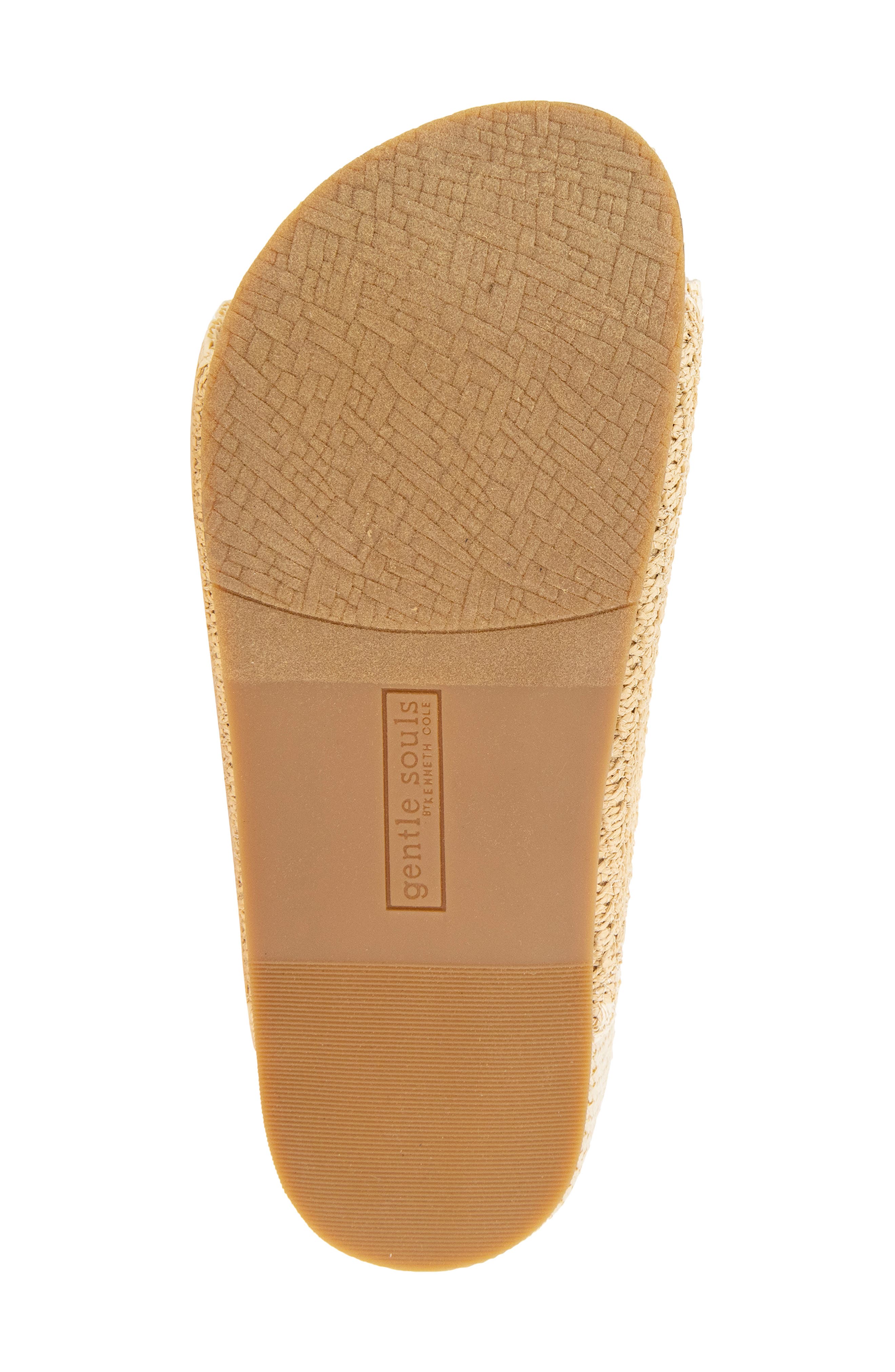 Gentle Souls Kendall Platform Slide Sandal, Alternate, color, Natural Raffia