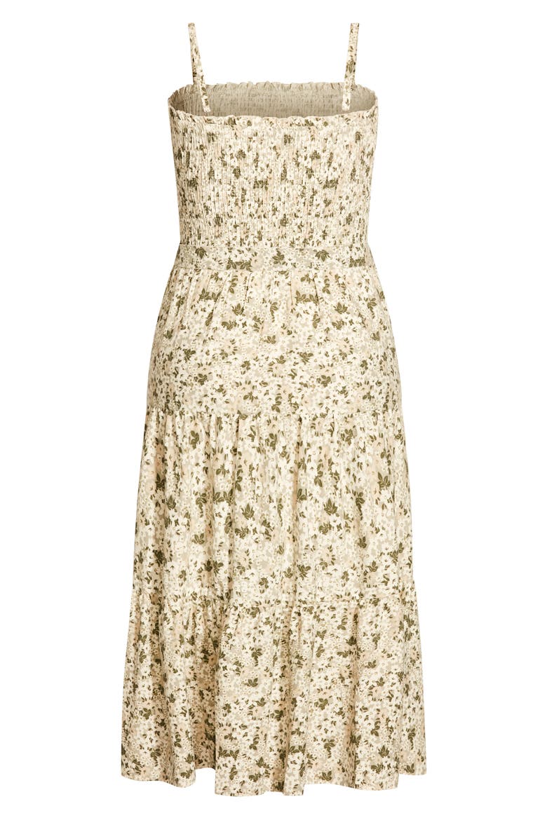 Spring Fields Linen Blend Maxi Dress, Alternate, color, SPRING FIELDS