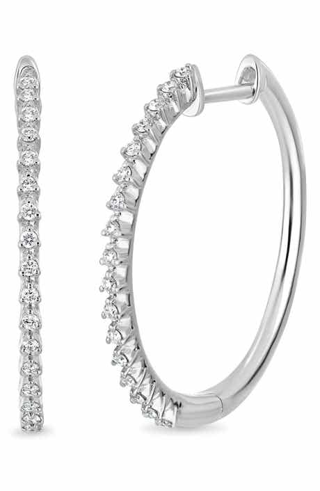 Bony Levy Audrey Diamond Hoop Earrings