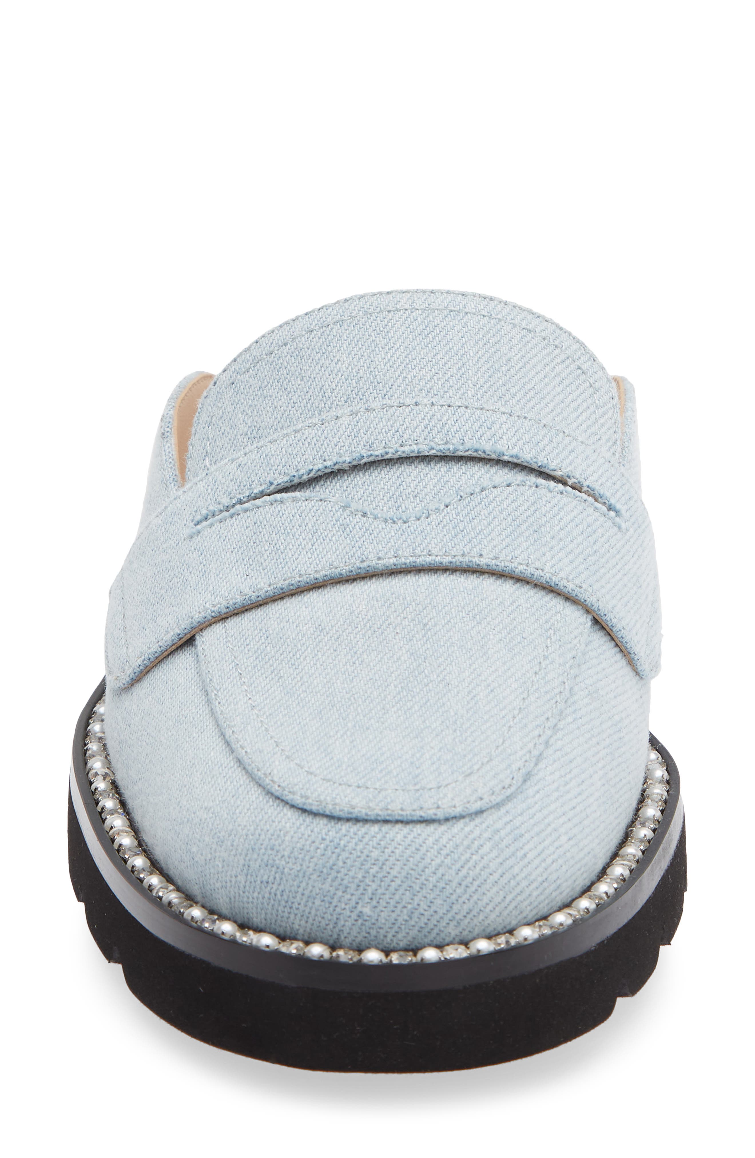 Stuart Weitzman Monty Mule, Alternate, color, Light Blue