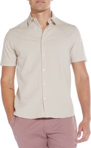 Civil Society Seersucker Short Sleeve Button-Up Shirt