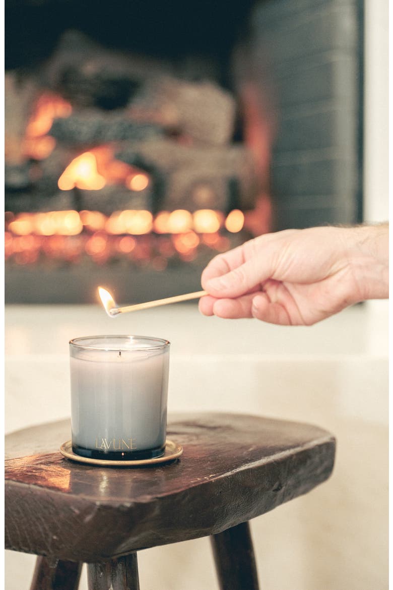 No. 3 Nightcap Candle, Alternate, color, DARK BLUE