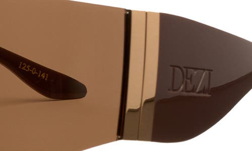 Dezi Wrap It Up 141mm Rimless Shield Sunglasses