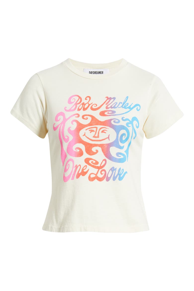 Bob Marley One Love Gradient Graphic T-shirt, Alternate, color, STONE VINTAGE