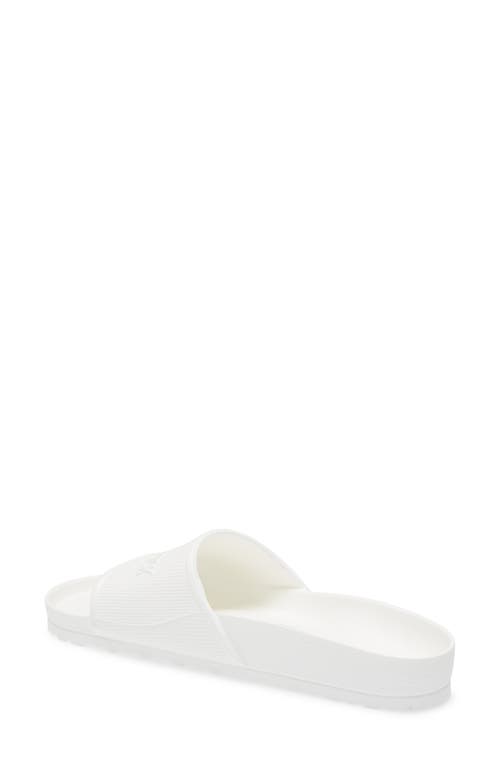 Birkenstock Barbados Slide Sandal In White