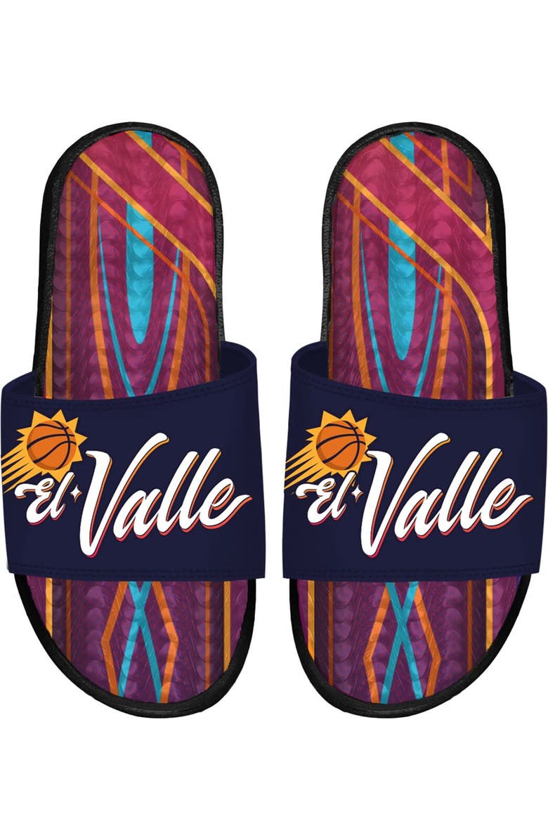 ISLIDE Men's ISlide Black Phoenix Suns 2023/24 City Edition Gel Slide Sandals, Main, color,