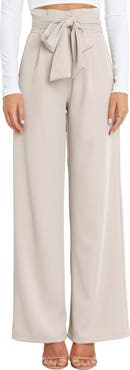 Petal & Pup Kieran Tie Waist Wide Leg Pants
