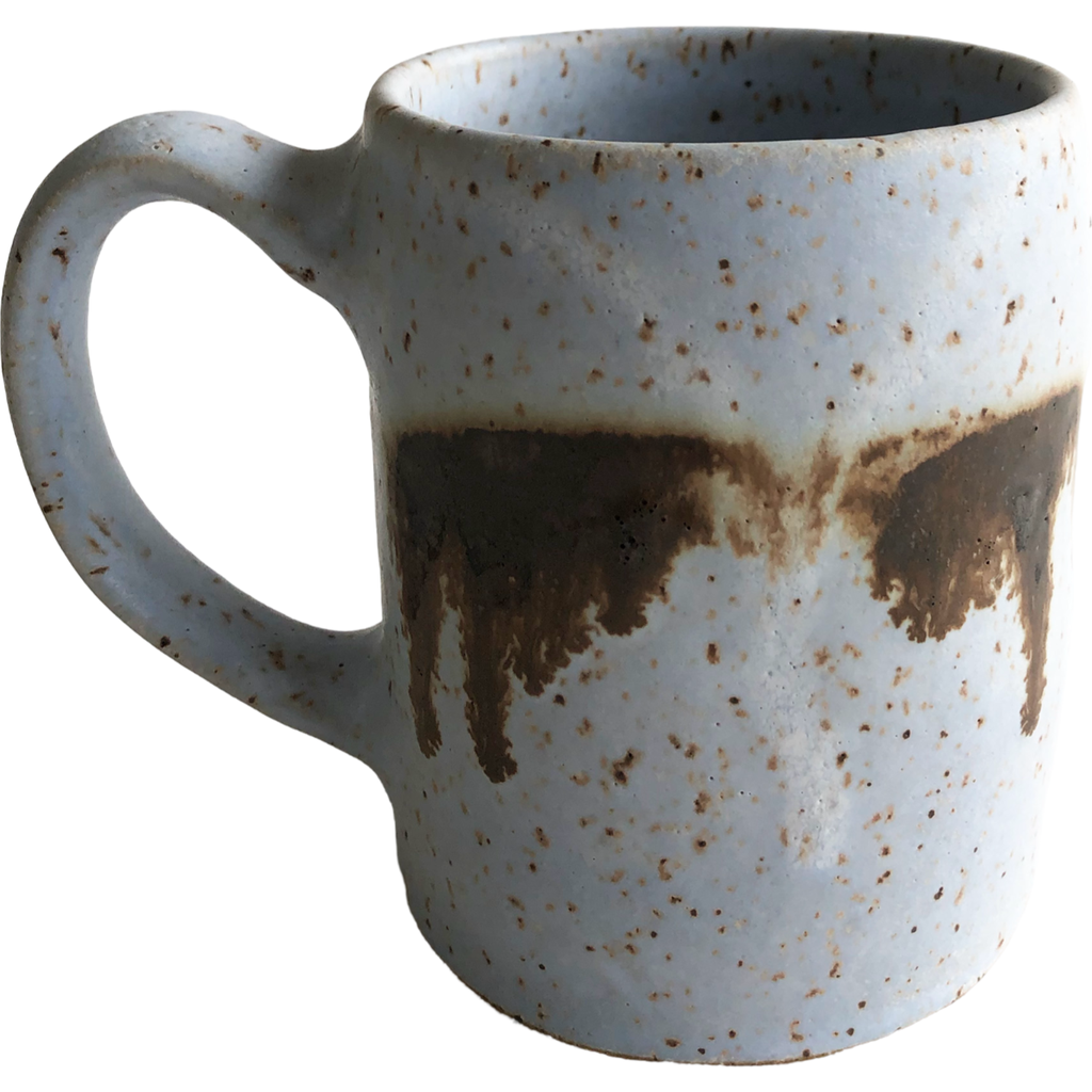 Gina Desantis Ceramics The Luna Mug In Purple