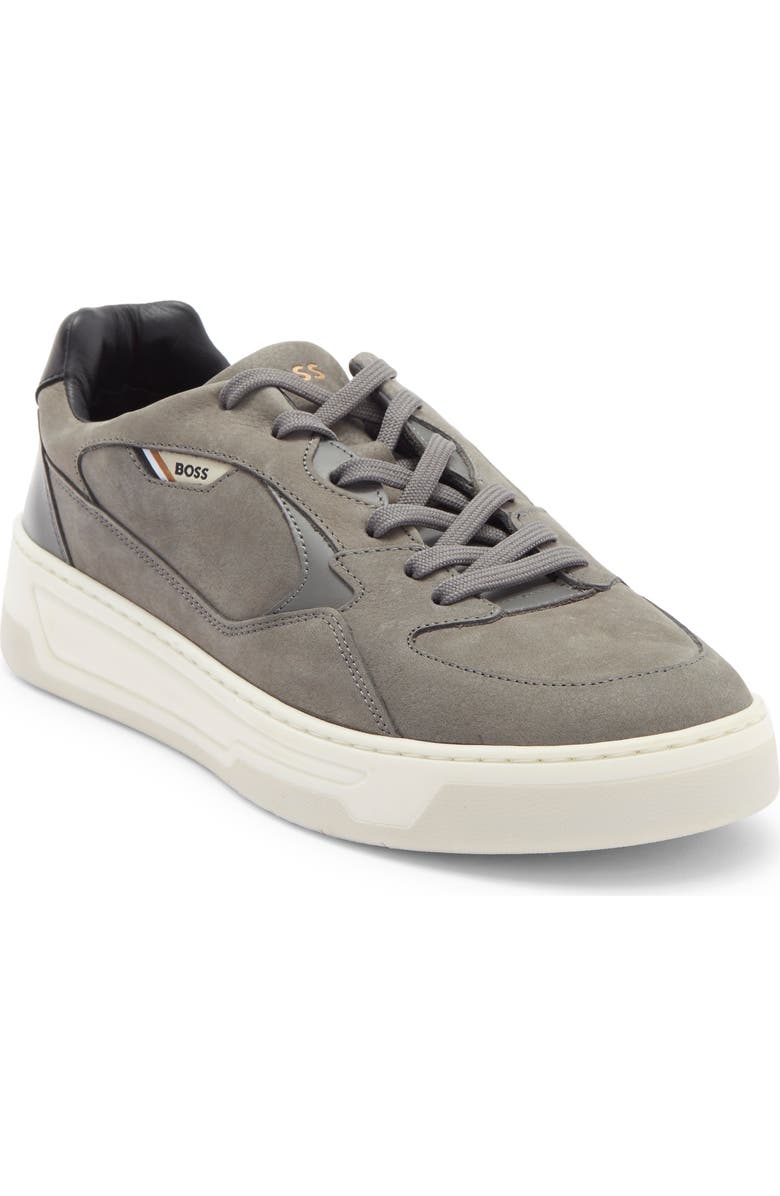 BOSS Baltimore Sneaker, Main, color, Medium Grey