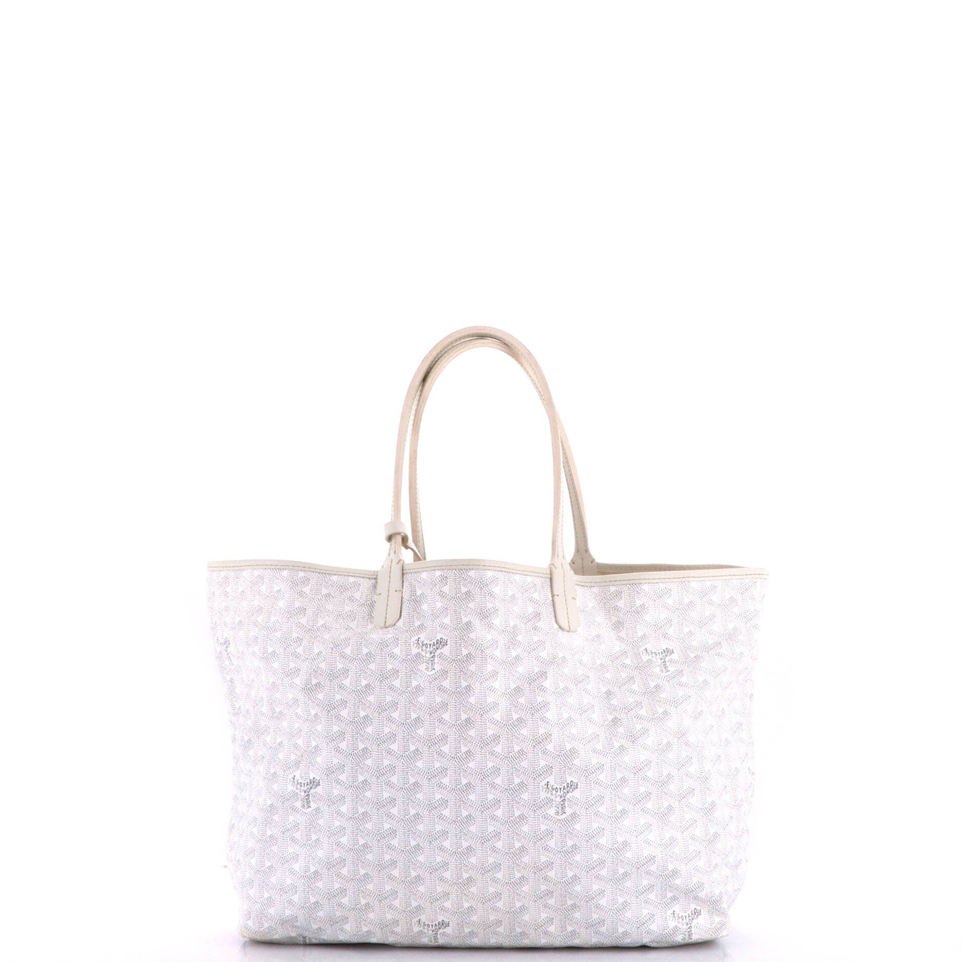 Saint Louis Tote Coated Canvas PM, Alternate, color, White