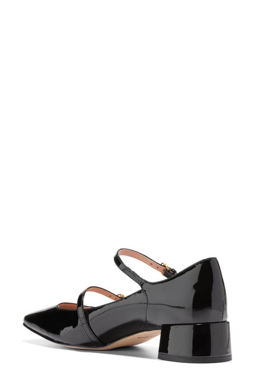 Cole Haan Women's Paxton Buckled Mary Jane Pumps In Black Patent