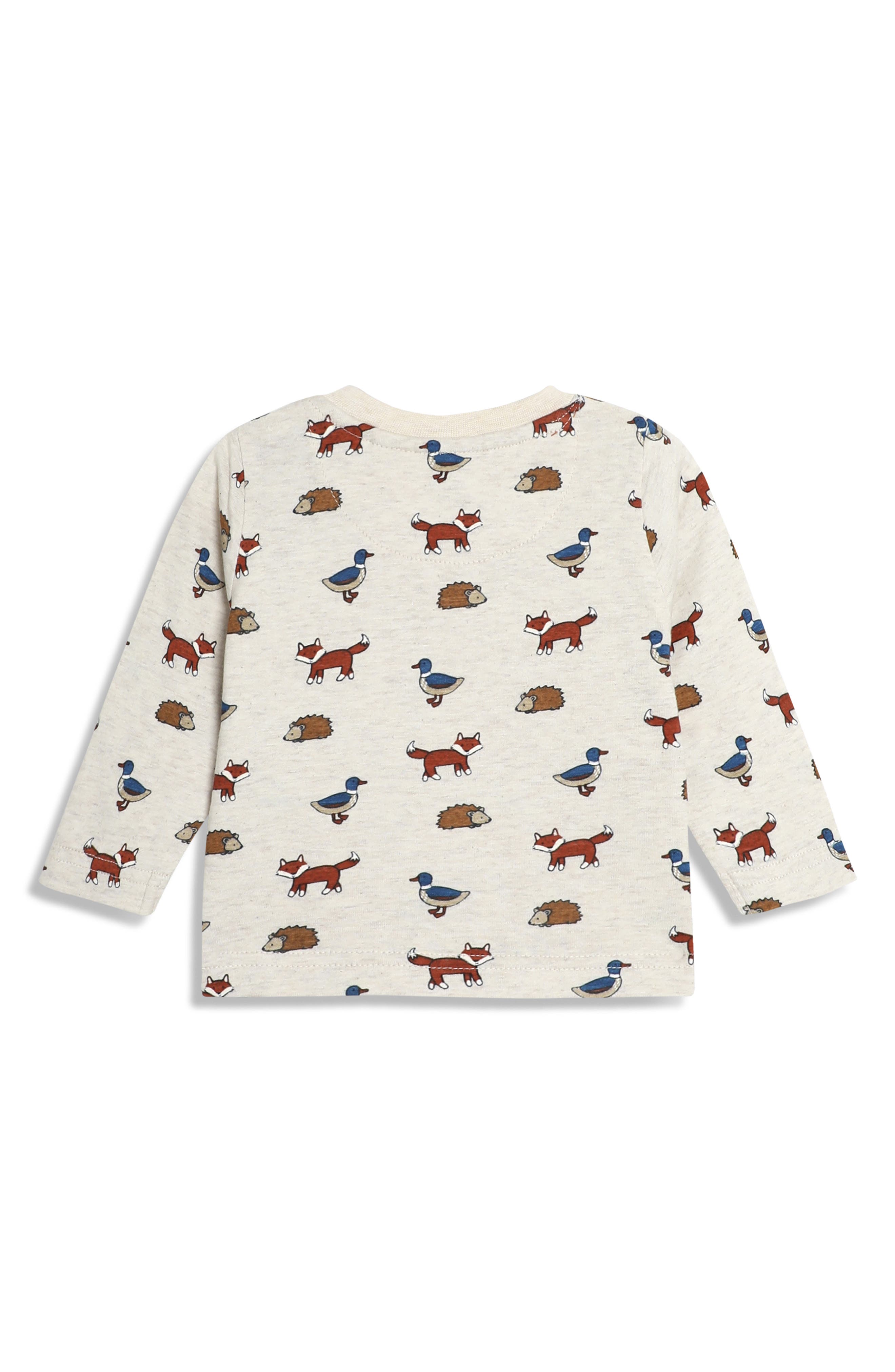 JOJO MAMAN BEBE Forest Friends T-Shirt & Overalls Set (Men) | Nordstrom