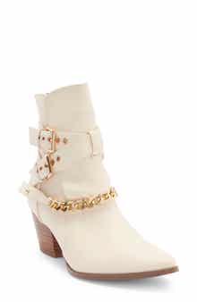 Matisse Jill Buckle Chain Trim Bootie