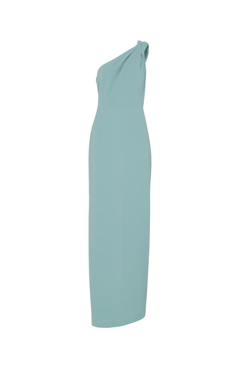 Whistles Bethan One Shoulder Maxi Dress, Alternate, color, Sage Green