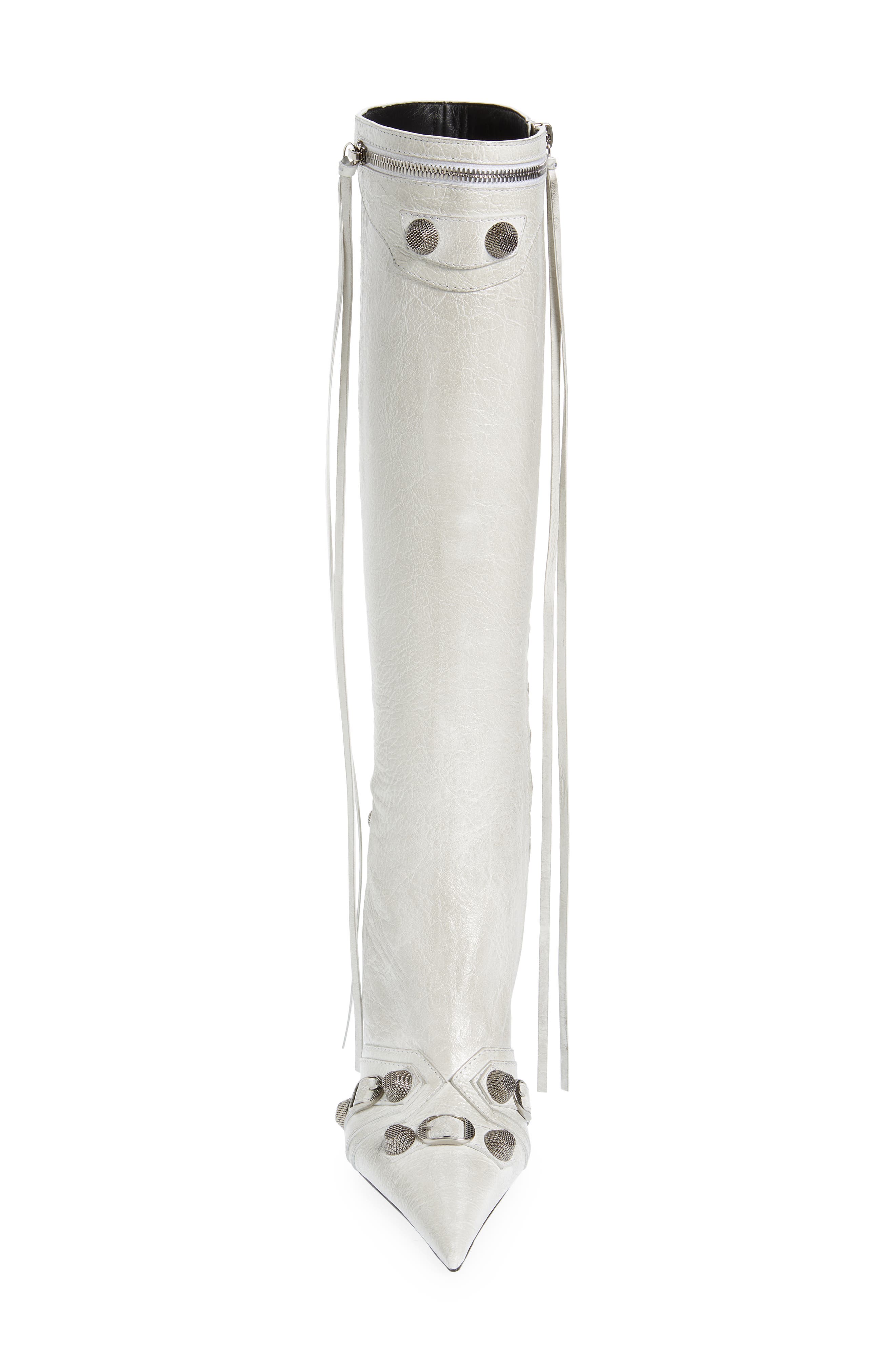 Balenciaga Cagole Knee High Boot, Alternate, color, 