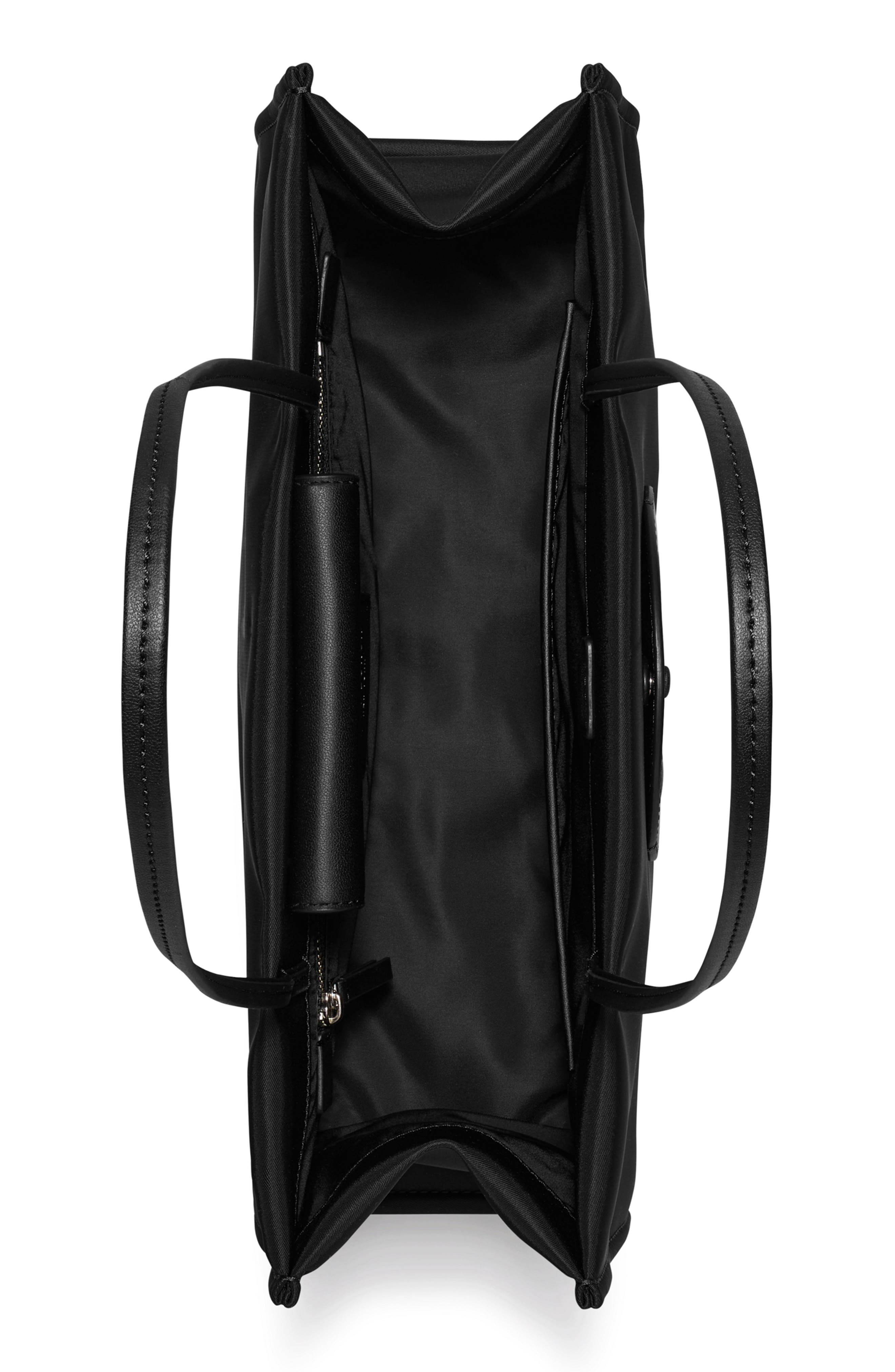 Tory Burch Ella East/West Tote, Alternate, color, Black